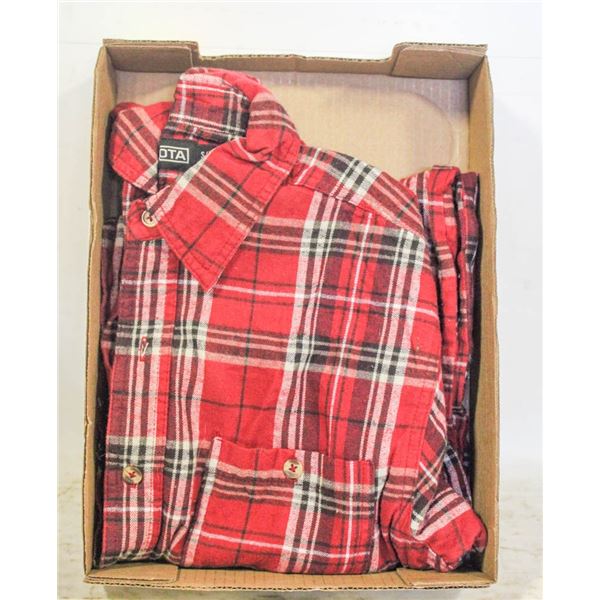 DAKOTA SM BUTTON UP PLAID SHIRT