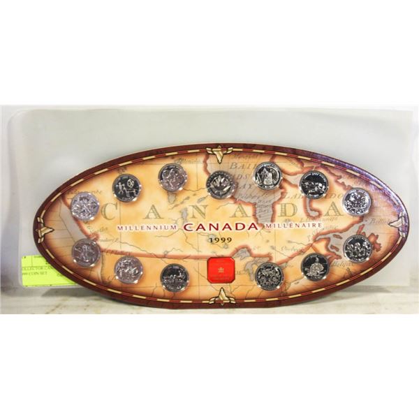 COLLECTOR CANADA MILLENNIUM 1999 COIN SET