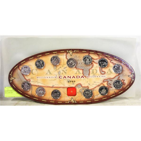 COLLECTOR CANADA MILLENNIUM 1999 COIN SET