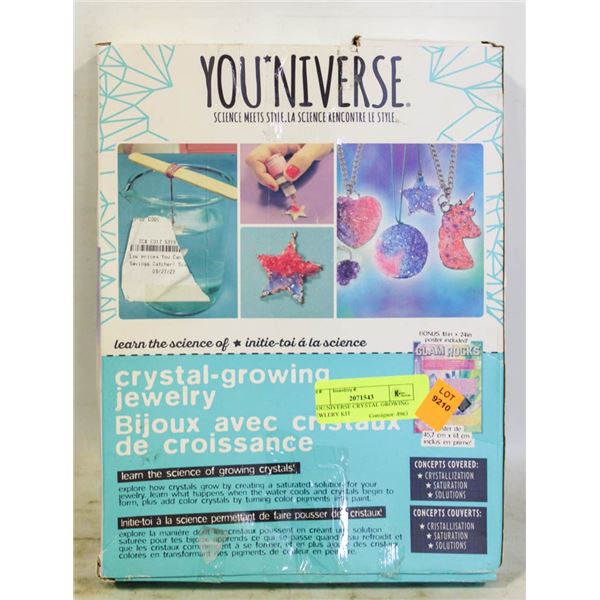 YOU.NIVERSE CRYSTAL GROWING JEWLERY KIT