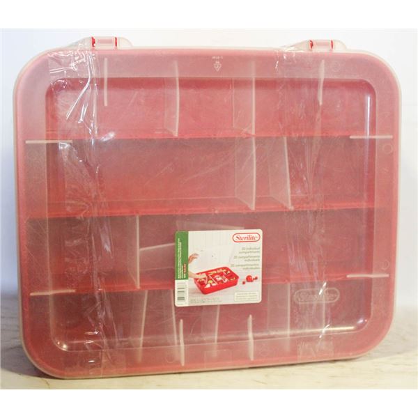 2 STERELITE CRAFT BIN ORGANIZERS ONE IS MISSING
