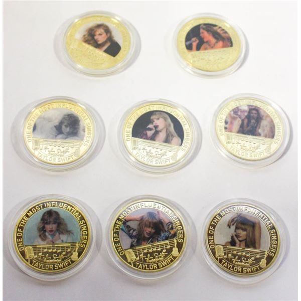 8 TAYLOR SWIFT COINS