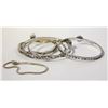Image 1 : 5 LADIES BRACELETS INC. SILVER AND TURQUOISE