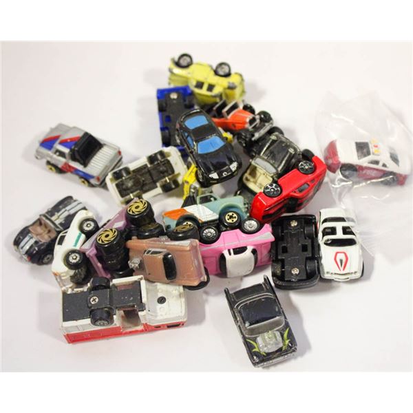 LOT OF VINTAGE MICRO MACHINE TOY CARS