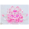 Image 1 : #2806-PINK COLOR FLOWER CRYSTAL