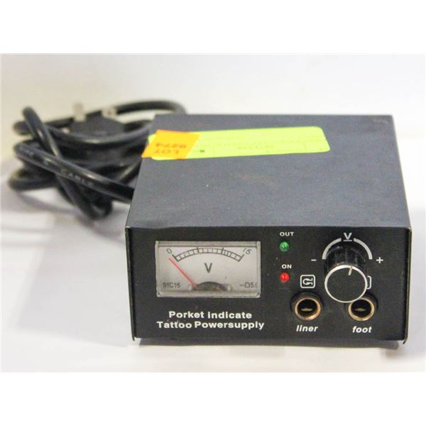 PORKET INDICATE TATTOO POWER SUPPLY