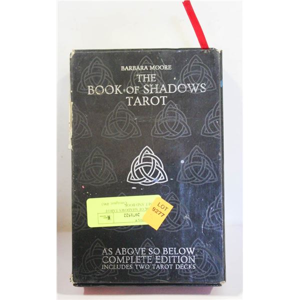 THE BOOK OF SHADOWS TAROT CARD SET AND BOOK