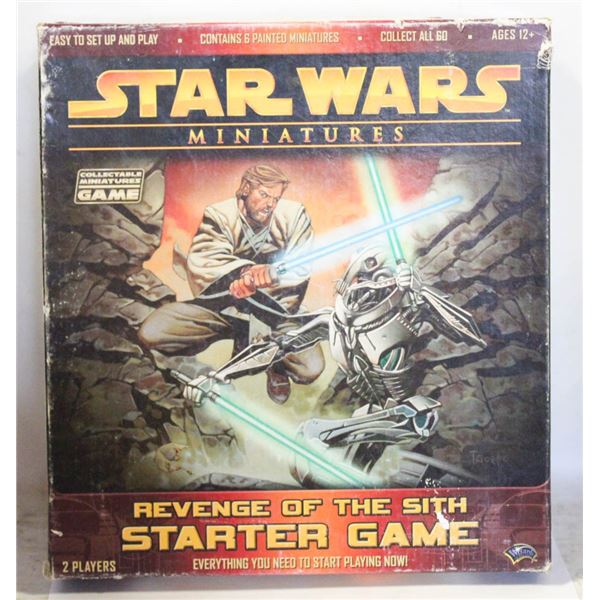 STAR WARS REVENGE OF SITH FIGURE GAME