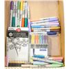 Image 1 : FLAT WITH SHARPIE COLOR MARKERS PLUS OTHER SETS