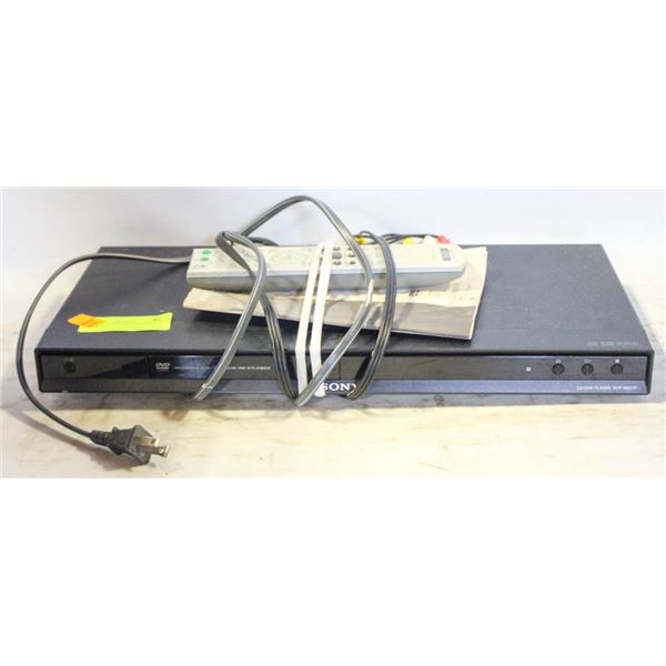 SONY CD & DVD PLAYER WITH REMOTE