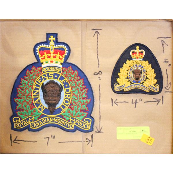 VINTAGE RCMP CRESTS