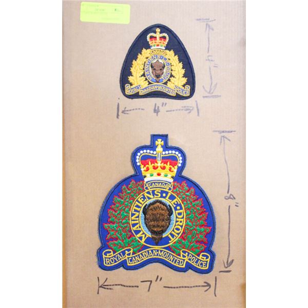 VINTAGE RCMP CRESTS