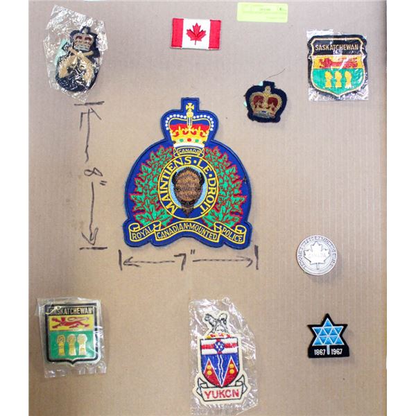 VINTAGE RCMP CREST AND OTHERS