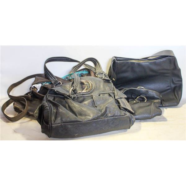COLLECTION OF 4 LARGE PURSES/HANDBAGS