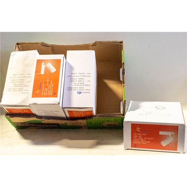 4 NEW STAR LED TRACK HEADS