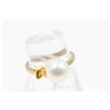 Image 1 : #59-NATURAL AKOYA PEARL RING SIZE  5