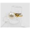 Image 1 : #57-NATURAL AKOYA PEARL RING SIZE  5.25