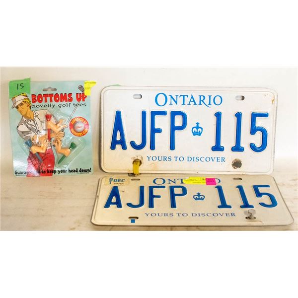 LOT OF ASST'D ESTATE ASSETS; ONTARIO LICENCE