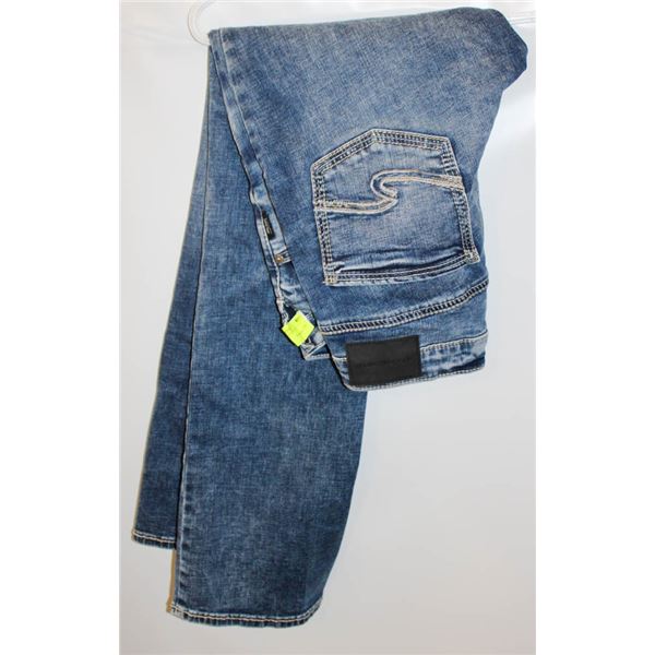 MENS SILVER JEANS 31/32