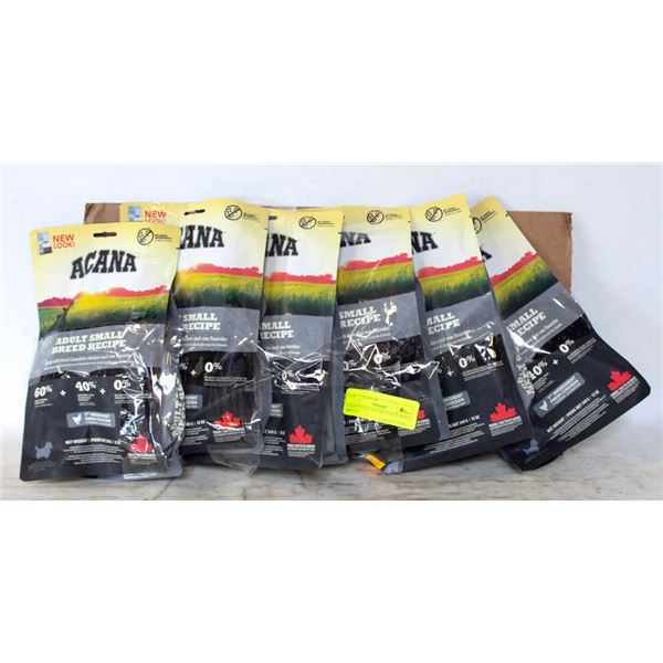 4.5LB TOTAL- ACANA ADULT SMALL BREED