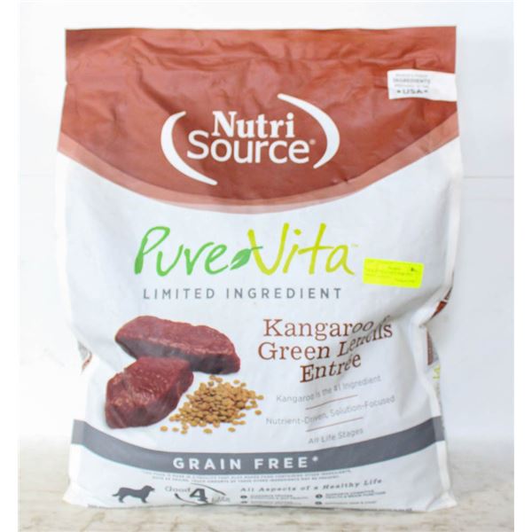 25LB NUTRISOURCE PURE VITA PUPPY, ADULT,