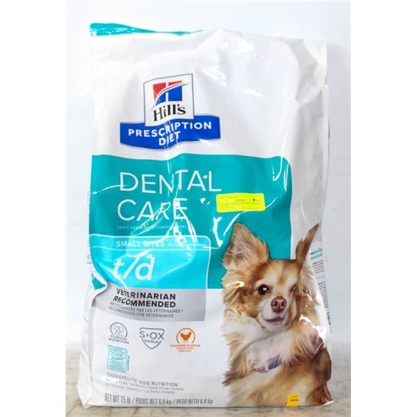 15LB HILL'S PRESCRIPTION DENTAL CARE SMALL