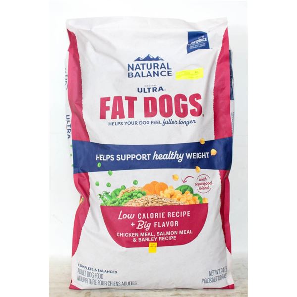 24LB NATURAL SOLUTIONS ADULT FAT DOG