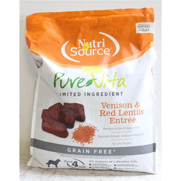 25LB NUTRISOURCE PURE VITA PUPPY, ADULT,