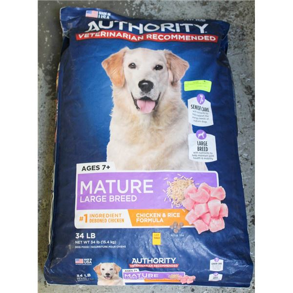 34LB AUTHORITY SENIOR LARGE BREED