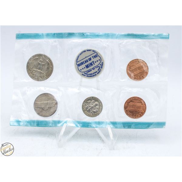 1968 USA DOUBLE PENNY/TOKEN 5 COIN UNC. SET