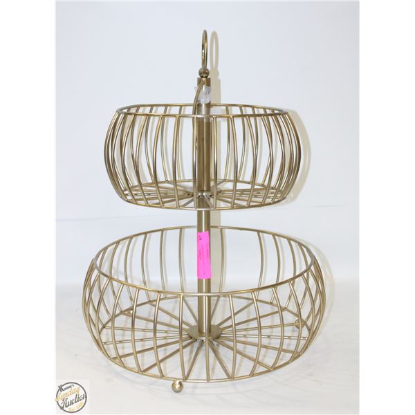 NEW 2-TIER FRUIT BASKET