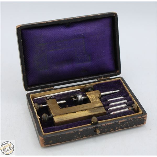 WATCHMAKERS REPAIR TOOLS IN A CASE