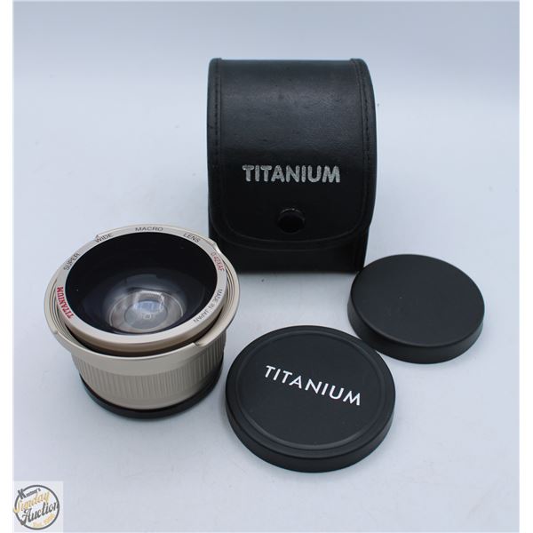 TITANIUM SUPER WIDE MACRO LENS 0.42XAF MADE IN