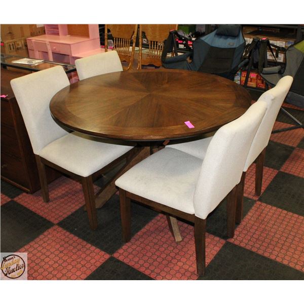 KARENNA 5PC TABLE SET WITH 4 CHAIRS