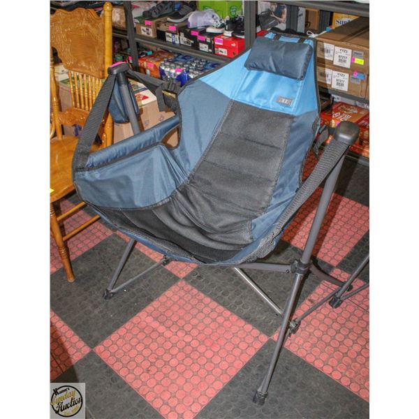 RIO SWINGING HAMMOCK CHAIR BLUE
