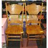 Image 1 : PAIR OF OAK DINING CHAIRS