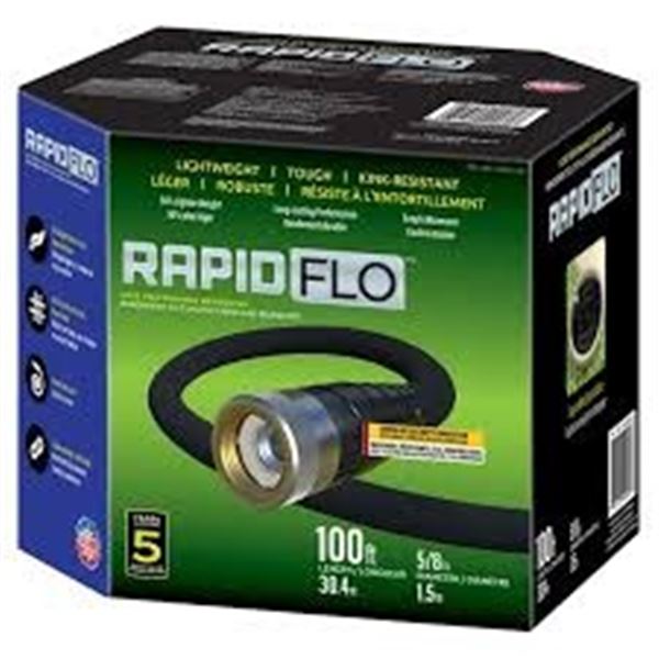 NEW RAPID FLO HOSE 100FT