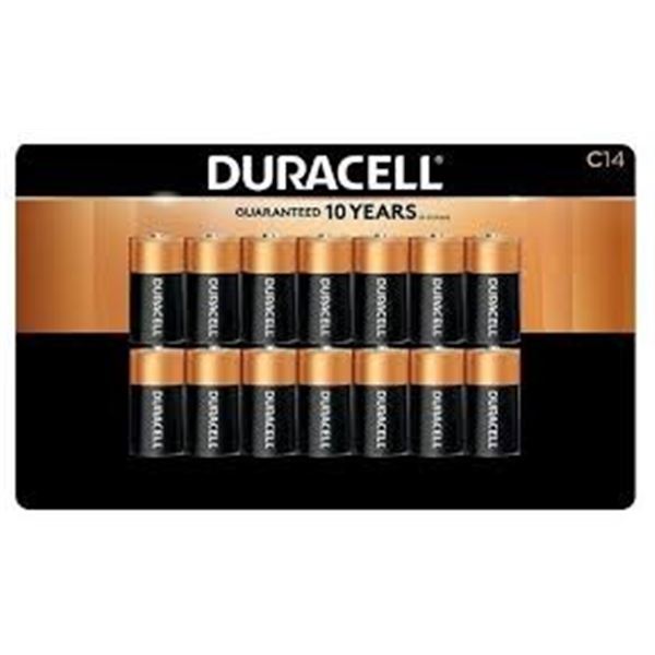 NEW 14PK DURACELL C14 BATTERIES
