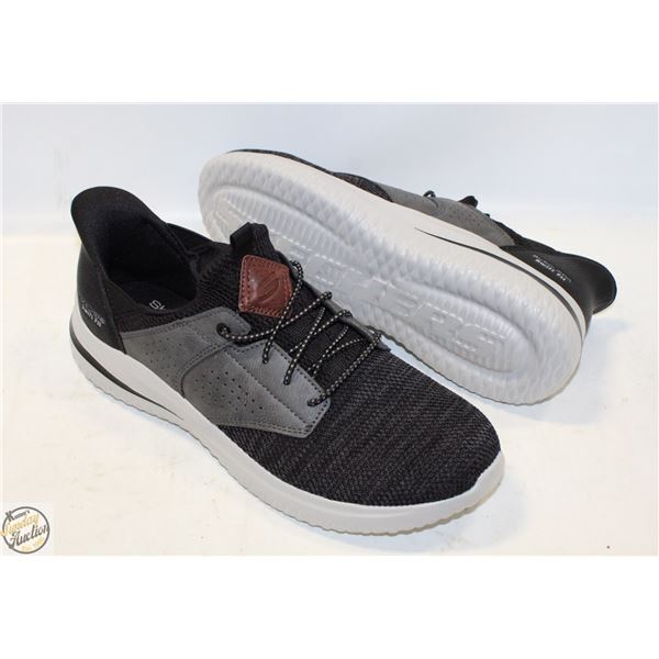 SKETCHERS MEMORY FOAM BLACK SIZE 9 SHOES