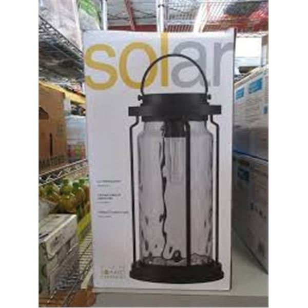 NEW WITH BOX SOLAR LED TABLETOP LANTERN