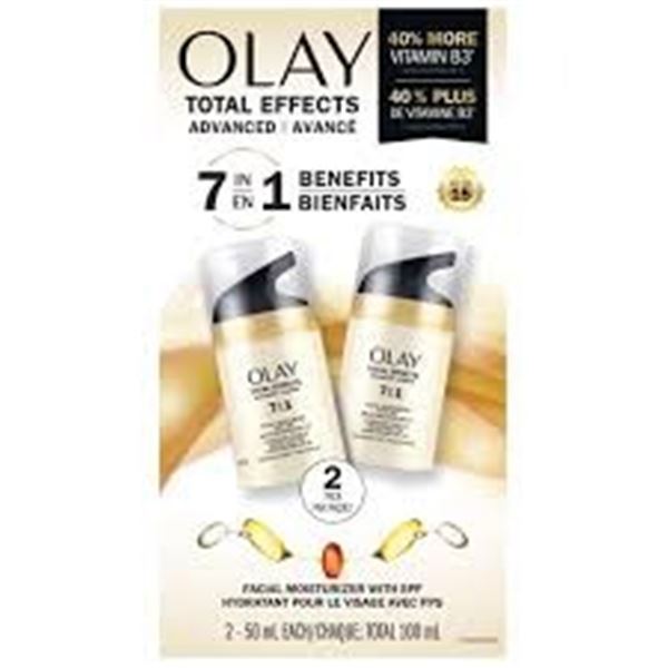 NEW OLAY 2 X 50ML FACIAL MOISTURIZER