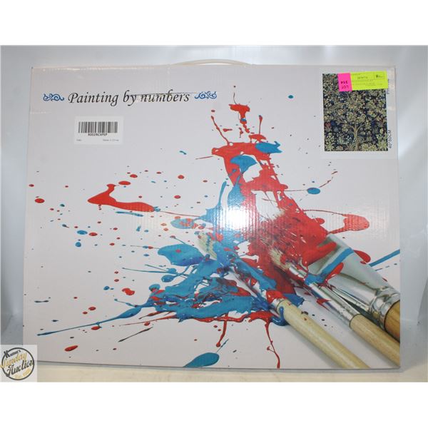 NEW WORLD PAINTING BY NUMBERS TREES 40 X 50CM