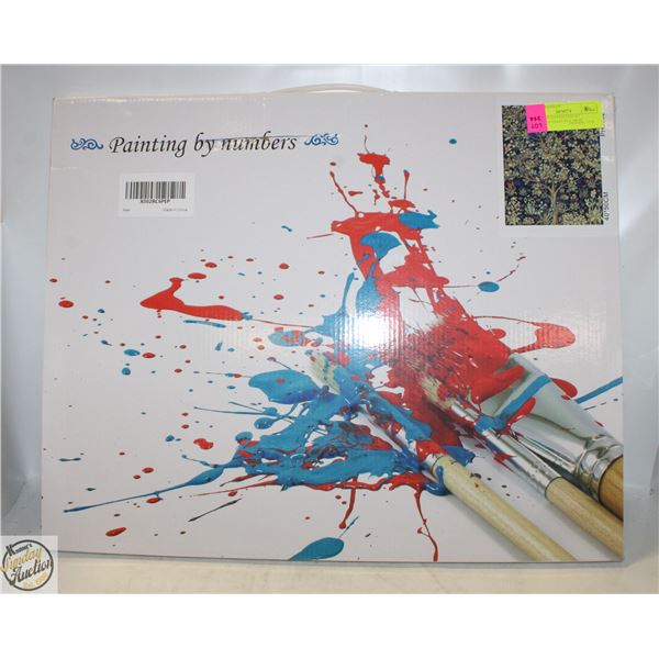 NEW WORLD PAINTING BY NUMBERS TREES 40 X 50CM