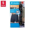 Image 1 : NEW COLUMBIA MEDIUM 5 CONTOUR SUPPORT BOXER BRIEFS
