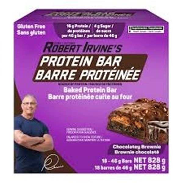 NEW 18 X 46G ROBERT IRVINES PROTEIN BAR