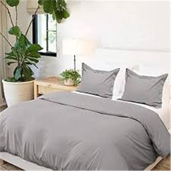 NEW JENNIFER ADAMS 3PC DUVET COVER SET KING