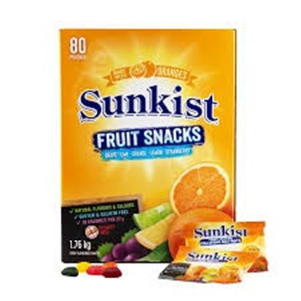 NEW WITH BOX 1.76KG SUNKIST FRUIT SNACKS