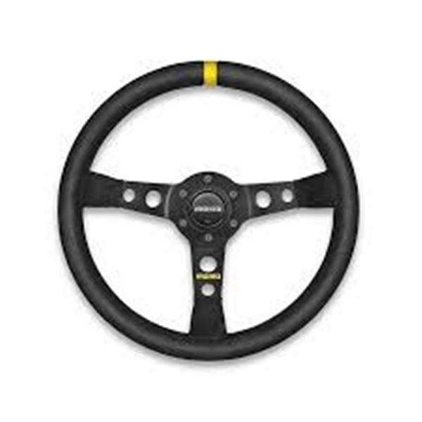 NEW MOMO BLACK STEERING WHEEL