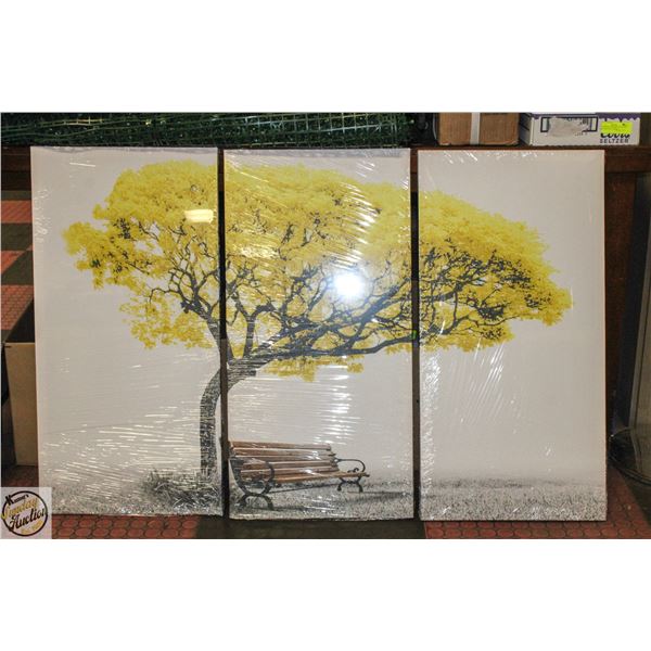 BRAND NEW 3PC PANEL WALL ART