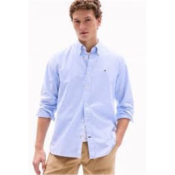 NEW TOMMY HILFIGER XXL BLUE DRESS SHIRT